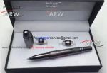 Perfect Replica - Montblanc All Gray Rollerball Pen And Gray Cufflinks Set
